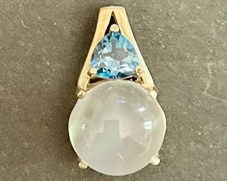 Moonstone and topaz