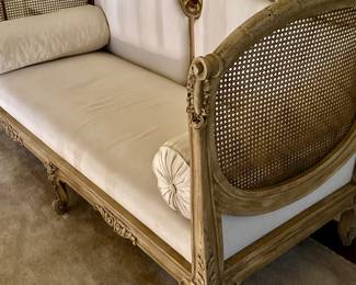 Circa 1880 caned Louis IV settee!