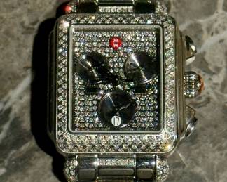 Large diamond wash in stainless 1.89 carats