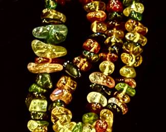 Colors of tourmaline choker