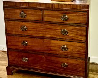 Circa 1860 inlay bachelors chest