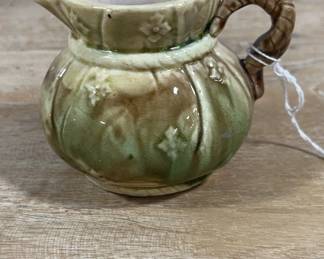 Majolica Creamer