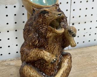 Majolica Honey Jar Pitcher