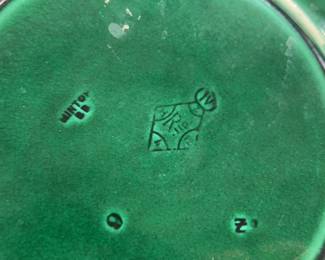 Green Majolica Minton Plates