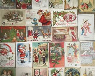 Beautiful Antique Christmas and New Years Post Cards