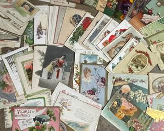 Beautiful Antique Christmas and New Years Post Cards