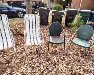 Vintage outdoor chairs