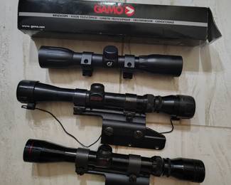 Simmons and gamo scopes. Nib.