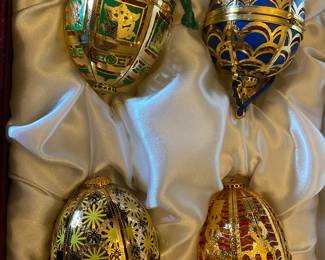 Fabrege' Imperial Porcelain Eggs