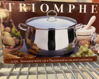 Triomphe Stainless Stock Pot NRFB