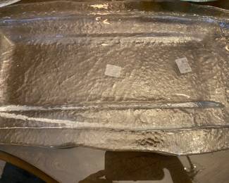 Crate Barrel Textured Glass