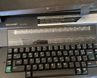 Vintage Sharp Electronic Typewriter