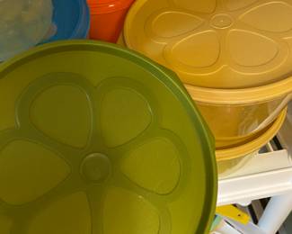 Colorful Rubbermaid Stackables