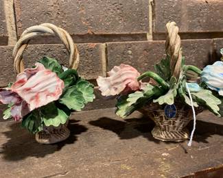 Vintage Capodimonte Pair