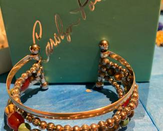 Carolyn Pollack Sterling Multi Gemstone Bracelet