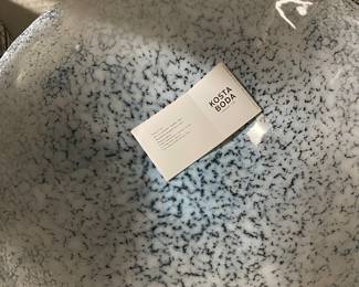 Kosta Boda Tellus Centerpiece Crystal Designed by Anna Ehrner/Box