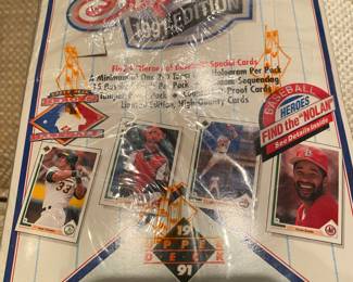 MLB 1991 Baseball Edition The Collectors Choice Factory Sealed (2)