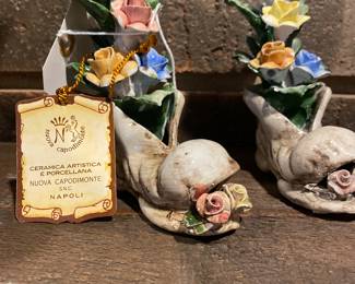 Vintage Capodimonte Pair