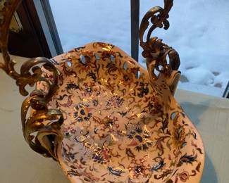 Antique Brass Ornate Fisher J Budapest Hand Decorated (1880's)