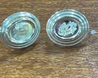 14k Yellow Gold Earrings - Missing the Stones