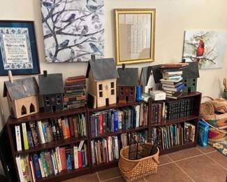 Books, Bookcases, Houses and Pictures