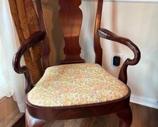 2 Armed Mahogany Chairs