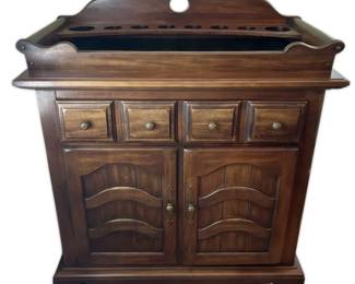 Thomasville Wooden Bar Cabinet