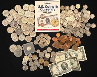 U.S. Currency Buffalo Nickels, Kennedy Half Dollars, More