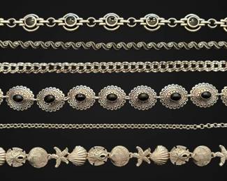 Sterling Silver Bracelets 70.5g