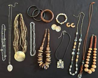 NatureInspired Costume Jewelry Shell Earrings, Pendants, More