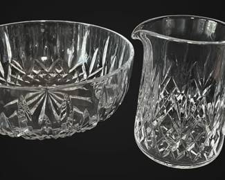 Waterford Crystal Lismore Salad Bowl Pitcher