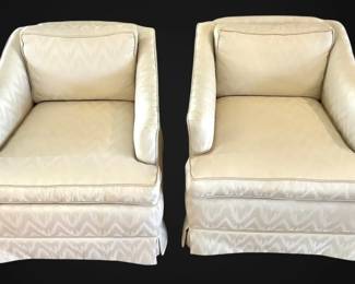Matching Cream Armchairs