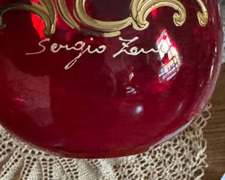 Signed by Sergio Zane