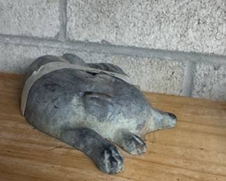 sleeping fox cast iron