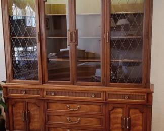 Vintage 2 Piece China Hutch