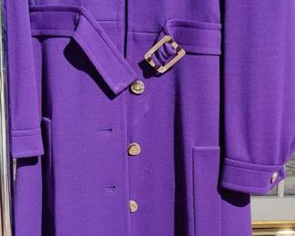 Vintage 2 piece purple ladies pant suit
