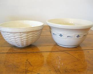 Longaberger Mixing Bowls