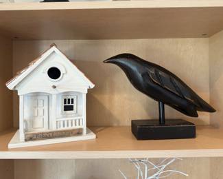 BIRD HOUSE & CROW