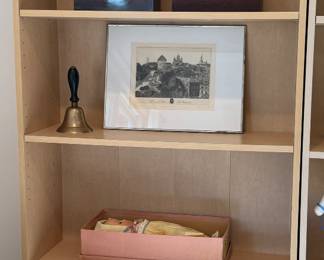 SHELVING, CLOCKS, TOYS