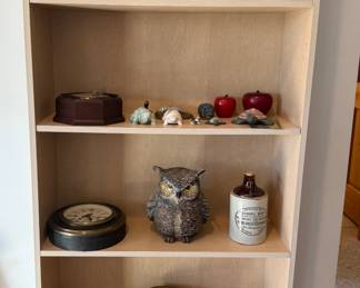 SHELVING, SHIP CLOCK AND MORE