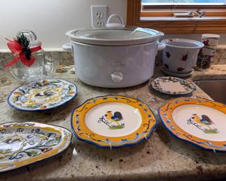 FITZ AND FLOYD RICAMO LEONARDO