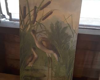 Vintage oil on canvas painting