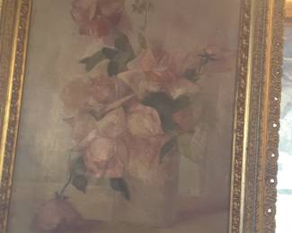 Vintage oil on canvas painting