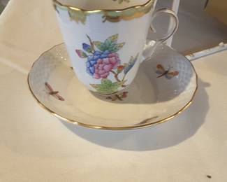 Herend teacup & saucer
