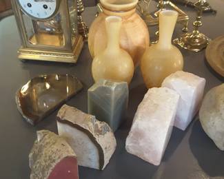 Agate Geode  bookends 