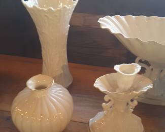 Lenox vases ..candle holders...mint condition 