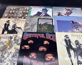 (9) Mostly Classic Rock LPs, Vinyl Record Albums