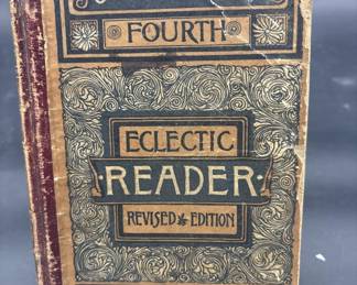 Antique McGuffey's 4th Eclectic Reader Schoolbook