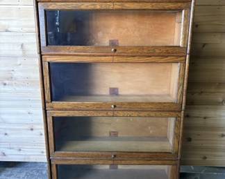 6-Pieces Stacking Vintage Barristers Bookcase