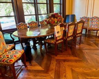 Custom Dining Table & Chairs